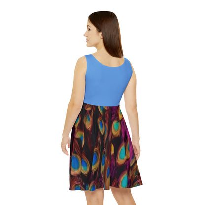 ''Peacock'' Women's Skater Dress