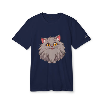 Sport T-shirt - Jenna Kats' Arted On Adidas shirt #14 "Excited Kitty"