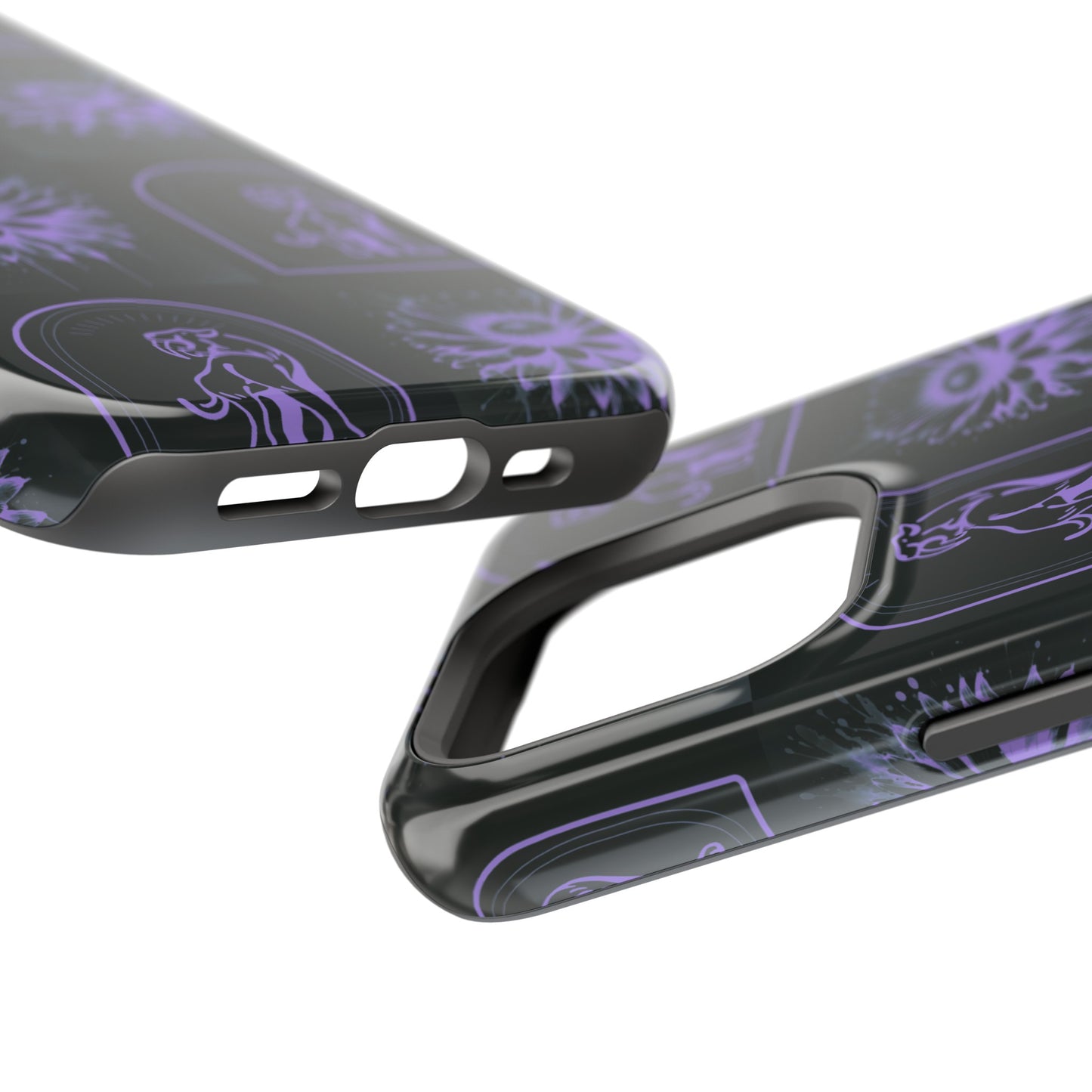 ''Jenna Kats' Purple Daisy" Impact-Resistant Cases