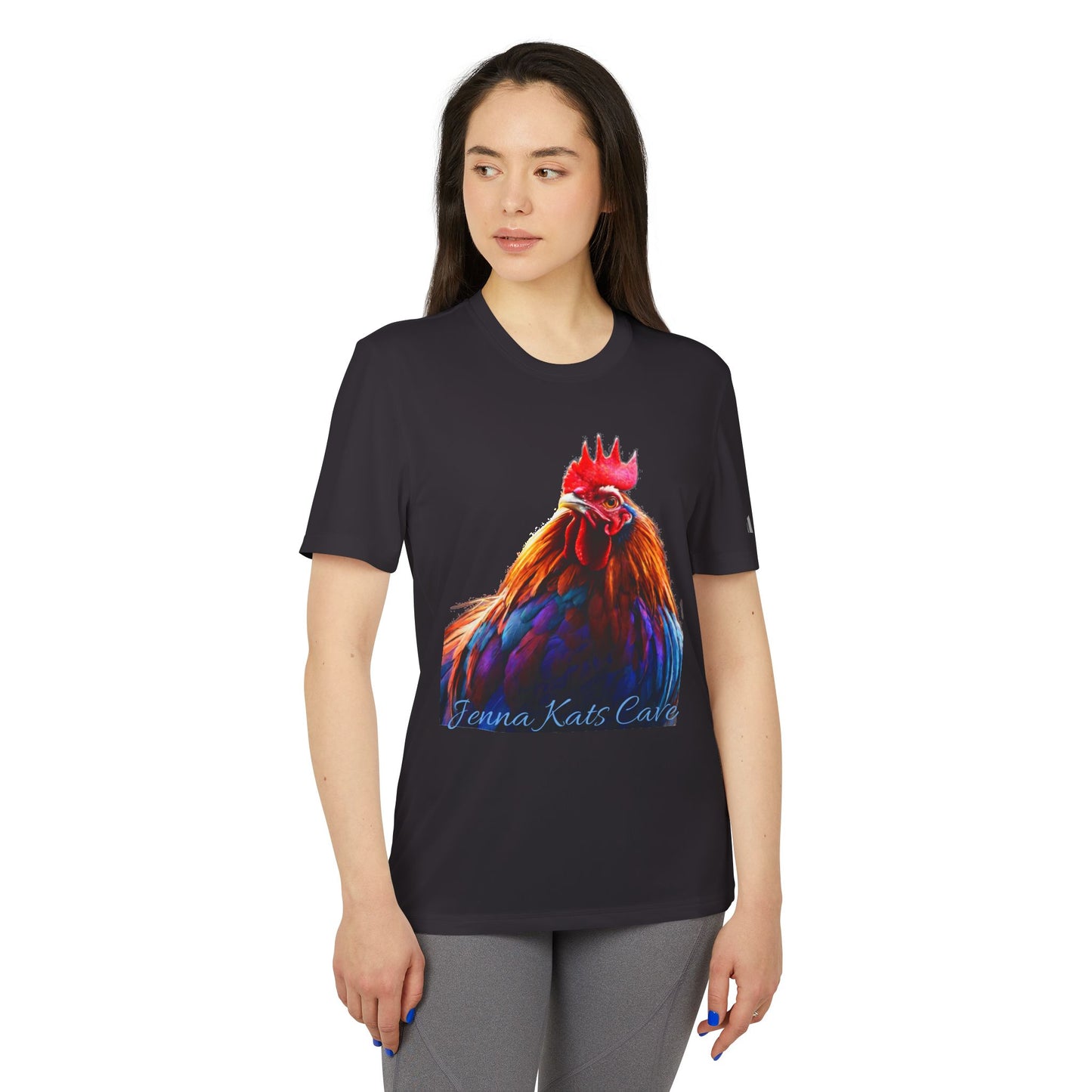 ''Jenna Kats' Arted On An Adidas Shirt #4 Rooster'' adidas® Unisex Sport T-shirt