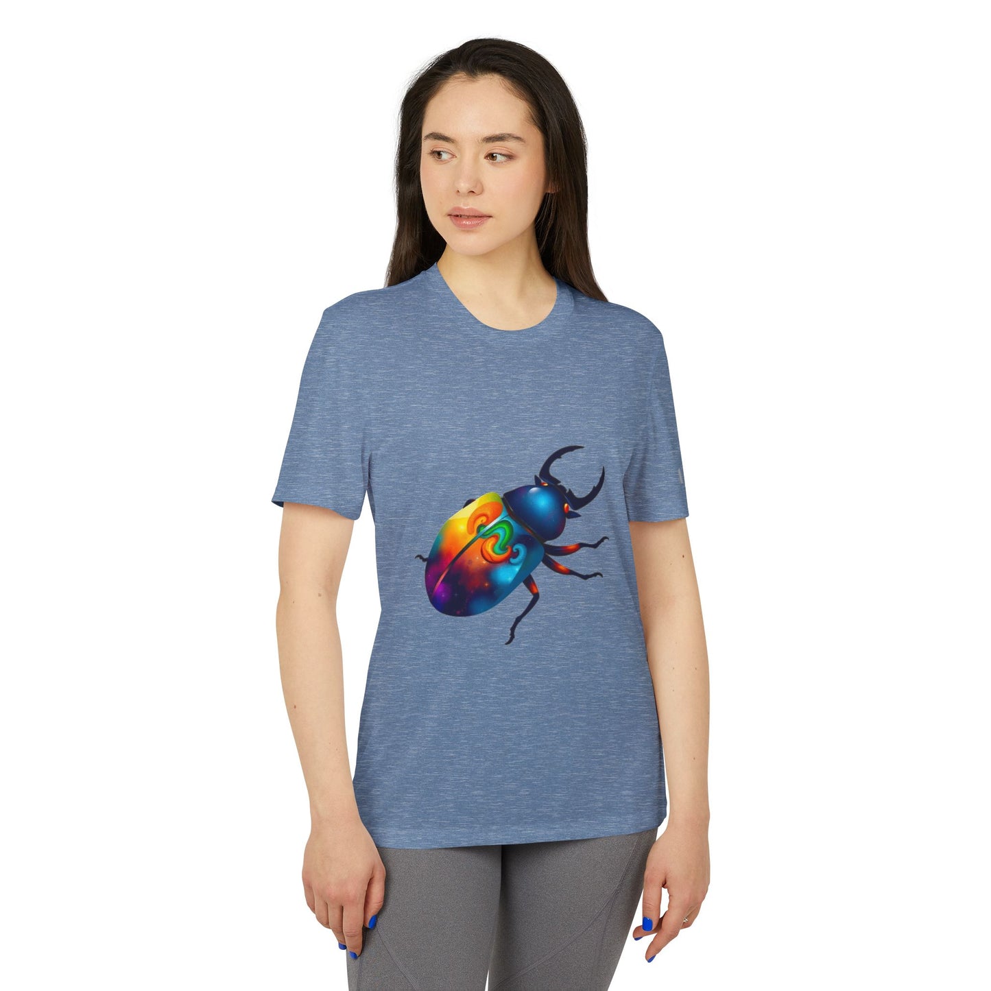 Colorful Beetle Graphic Unisex Sport T-shirt
