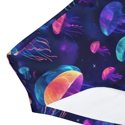 "Galactic Jellyfish" Girls' Swimsuit Bottom