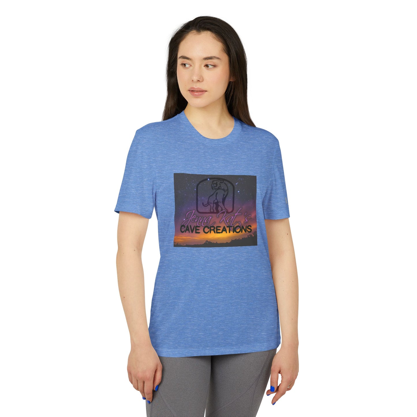 "Jenna Kats' Arted On An Adidas Shirt #2 The Sunset" adidas® Unisex Sport T-shirt