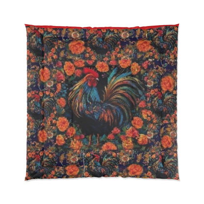 Clucker Comforter In Red