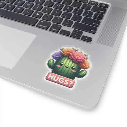 Cactus Hugs Kiss-Cut Stickers