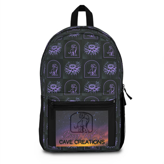 "Jenna Kats' Purple Sunset" Backpack