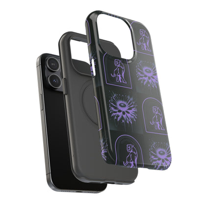 ''Jenna Kats' Purple Daisy" Impact-Resistant Cases