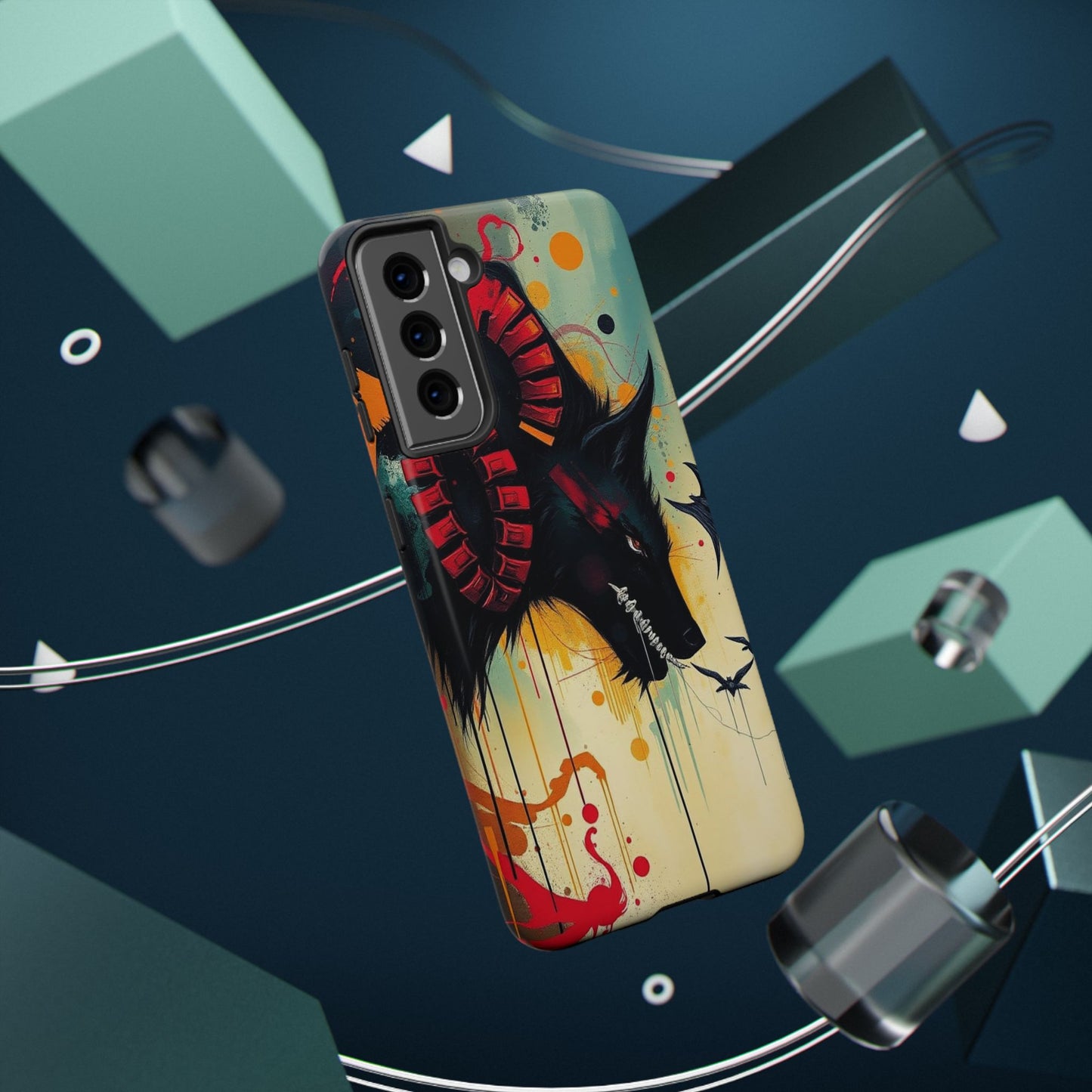 " I Told My Demons About You" Art Print Cell Phone Case, Impact-Resistant Cases