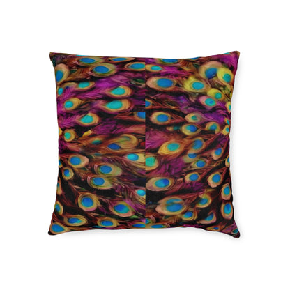 ''Peacock'' Square Pillow