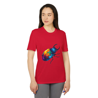 Colorful Beetle Graphic Unisex Sport T-shirt