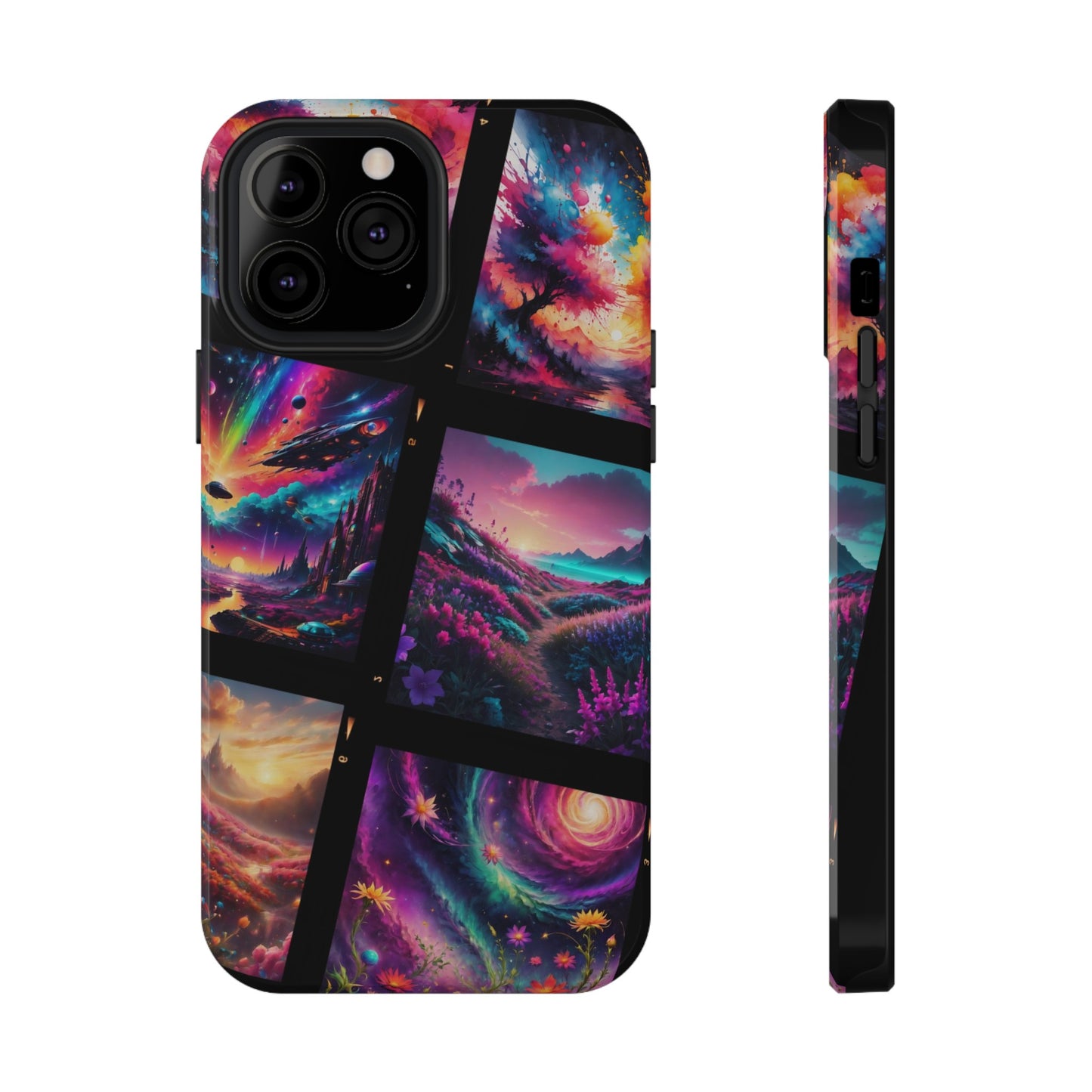 ''Neon Scenes'' Impact-Resistant Cases