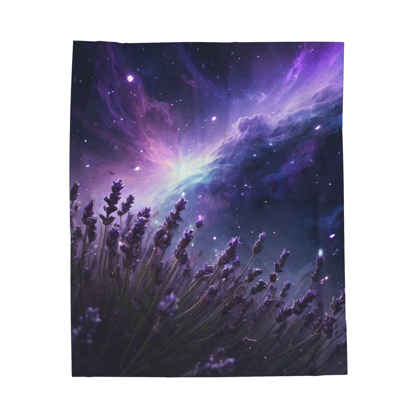 "Lavender Nightmare #1" Velveteen Plush Blanket