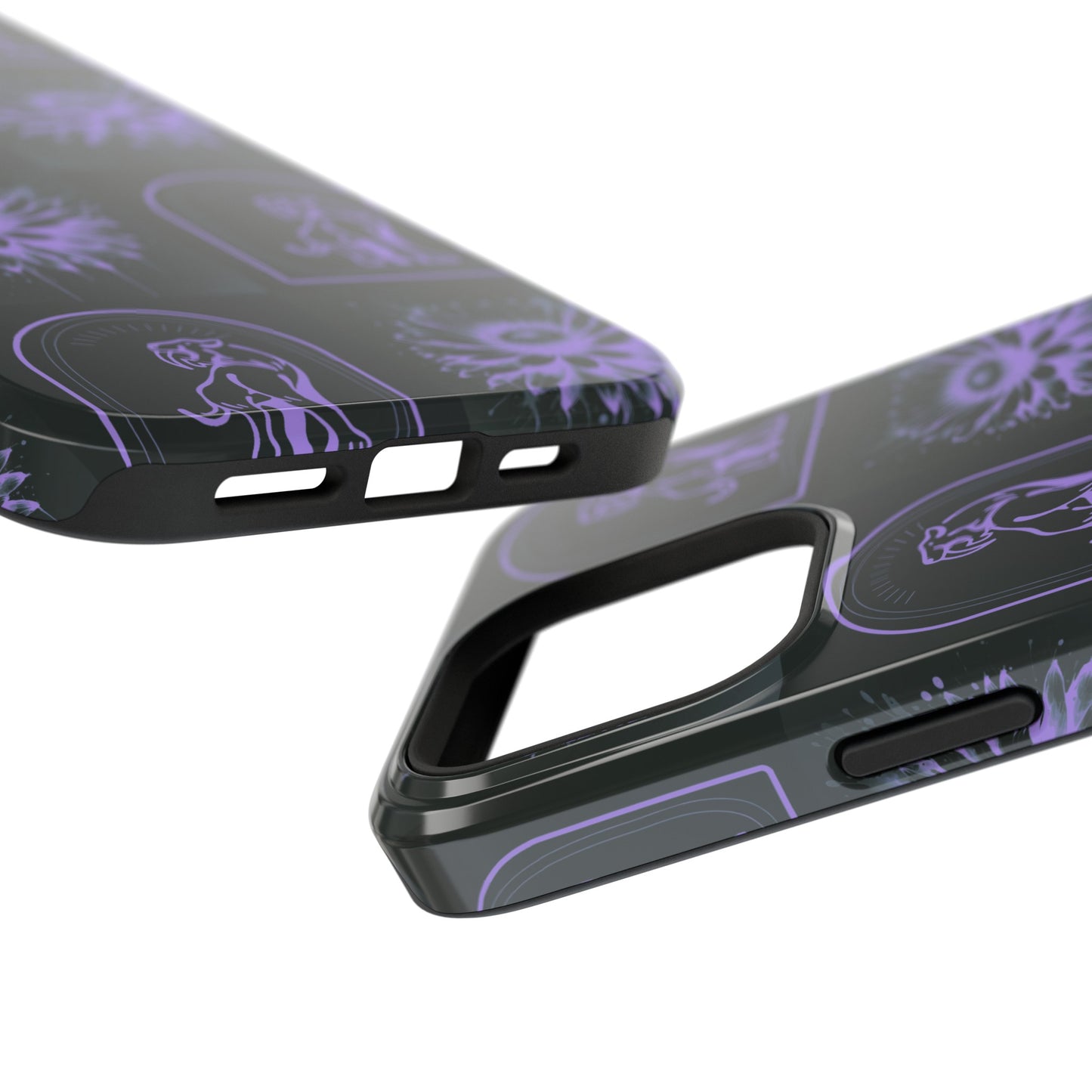 ''Jenna Kats' Purple Daisy" Impact-Resistant Cases