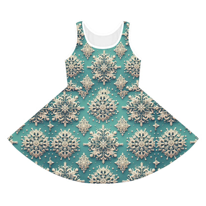 Snowflake Party Girls Dress