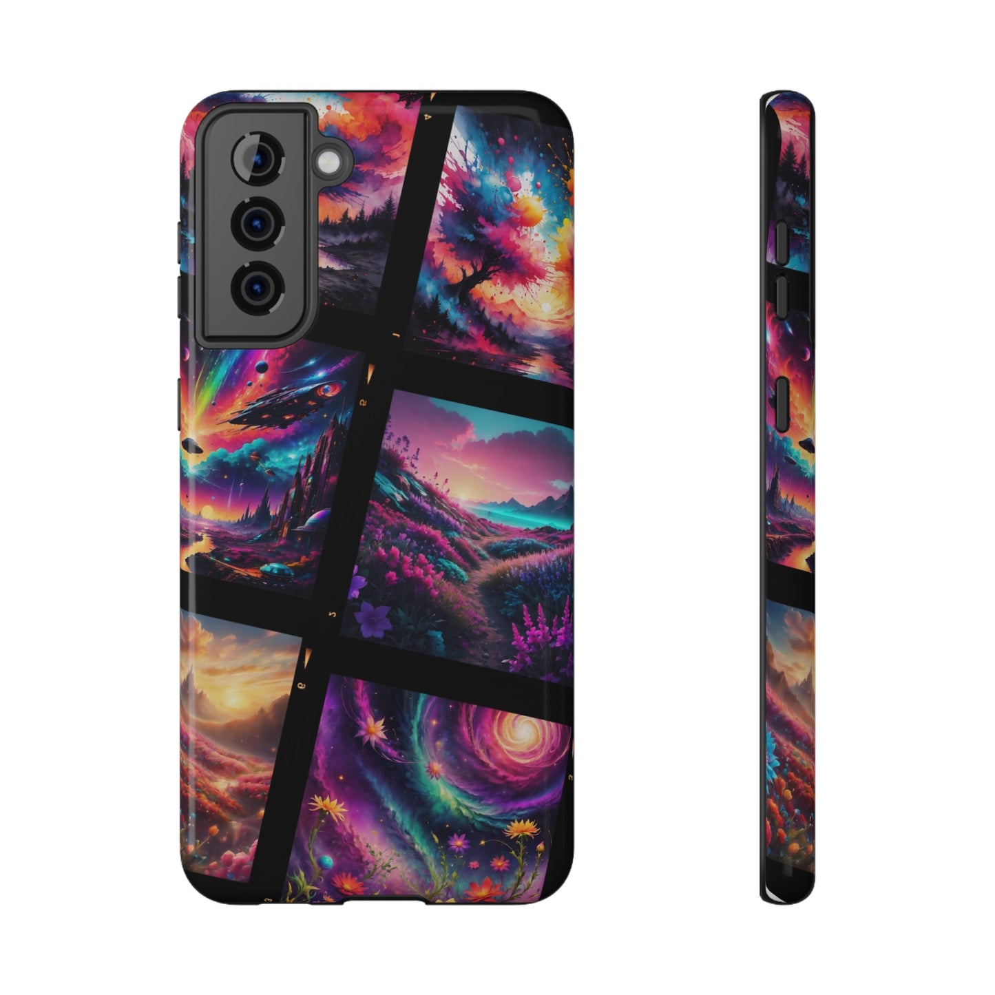 ''Neon Scenes'' Impact-Resistant Cases