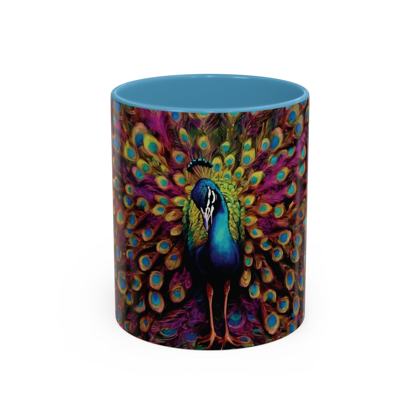 "Peacock"' Accent Coffee Mug (11, 15oz)