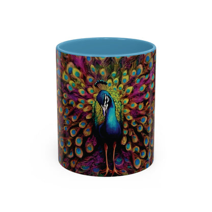 "Peacock"' Accent Coffee Mug (11, 15oz)