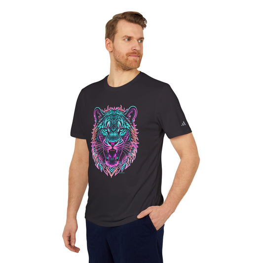 "Jenna Kats' Arted On An Adidas Shirt #11 The Neon Tiger" adidas Unisex Sport T-shirt