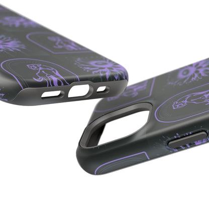 ''Jenna Kats' Purple Daisy" Impact-Resistant Cases