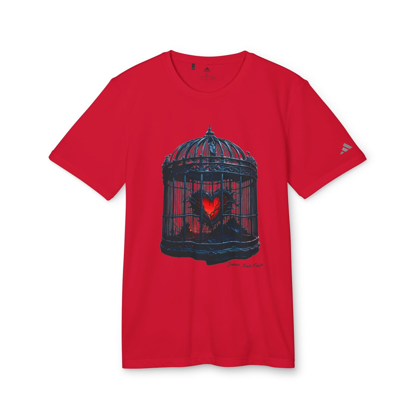 ''Jenna Kats Arted On a Adidas Shirt #9 The Cage'' adidas® Unisex Sport T-shirt