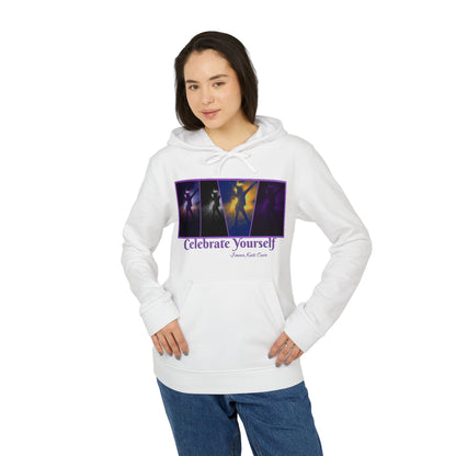 "Jenna Kats Arted On A Adidas Hoodie #3 Celebrate Yourself'' adidas® Unisex Fleece Hoodie