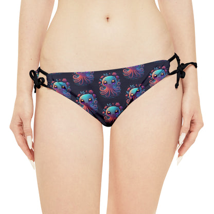 ''Cuddly Octopus" Loop Tie Side Bikini Bottom