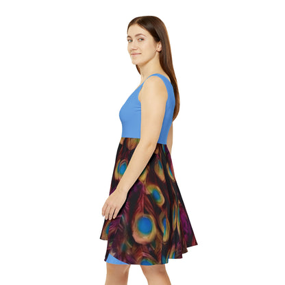 ''Peacock'' Women's Skater Dress