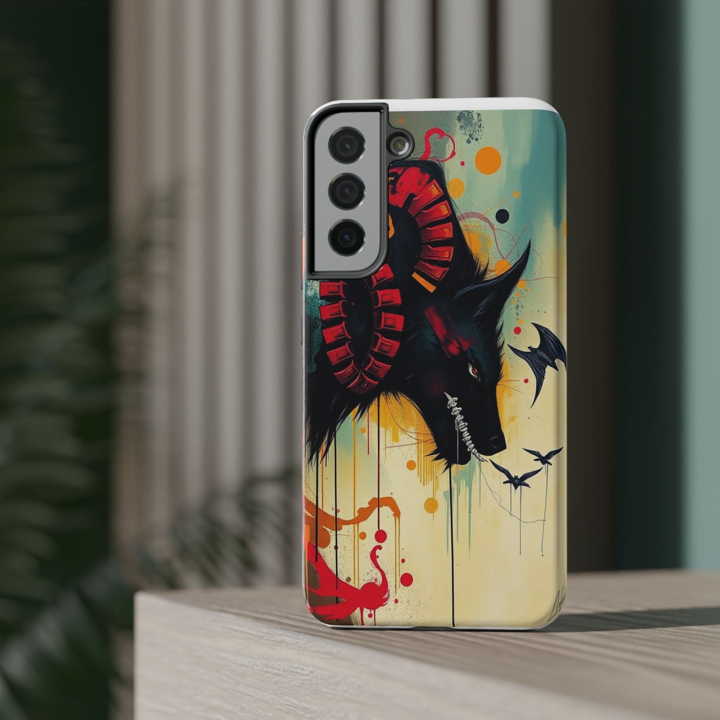 " I Told My Demons About You" Art Print Cell Phone Case, Impact-Resistant Cases