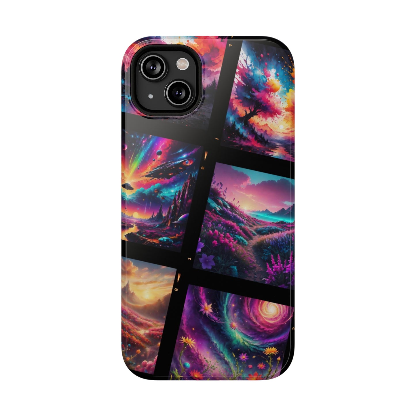 ''Neon Scenes'' Impact-Resistant Cases