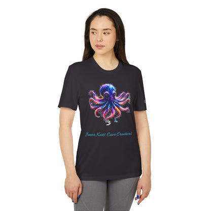 "Jenna Kats Arted On An Adidas Shirt #2 The Octopus" Adidas® Unisex Sport T-shirt