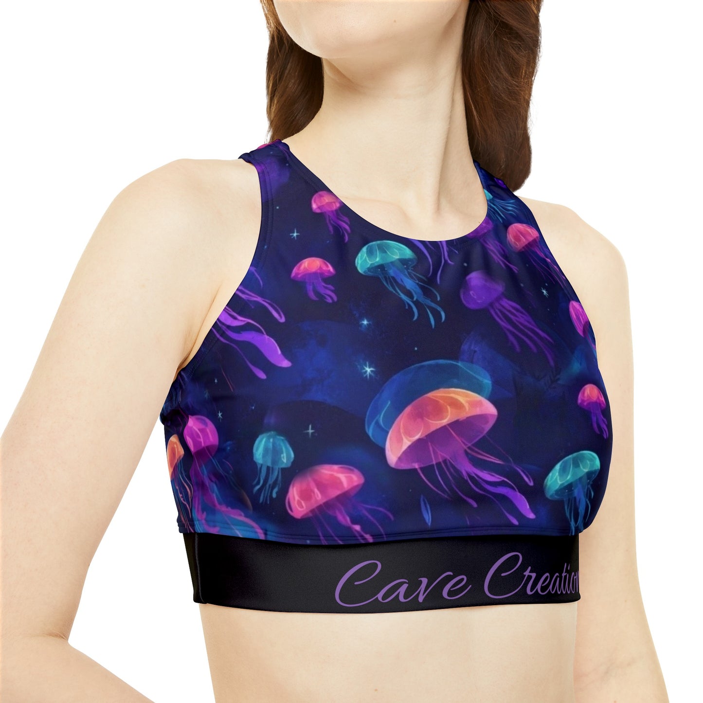 "Galactic Jellyfish" Sporty Bikini Set