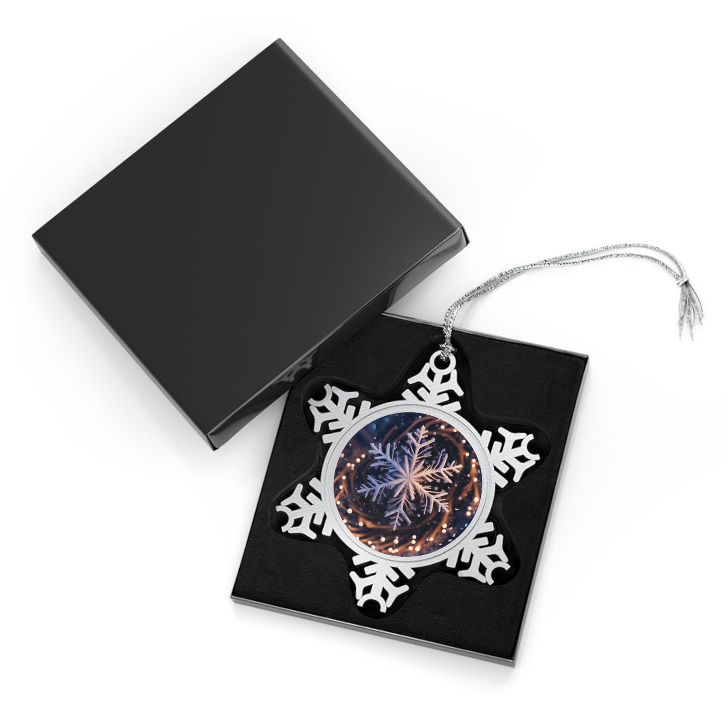 1st Snowflake Pewter Snowflake Ornament