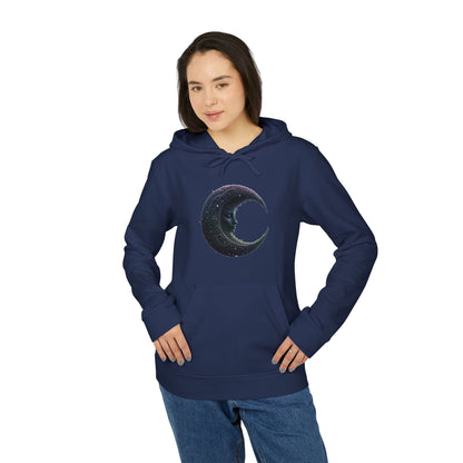 ''Jenna Kats Arted On An Adidas Hoodie #2 The Moon'' adidas® Unisex Fleece Hoodie