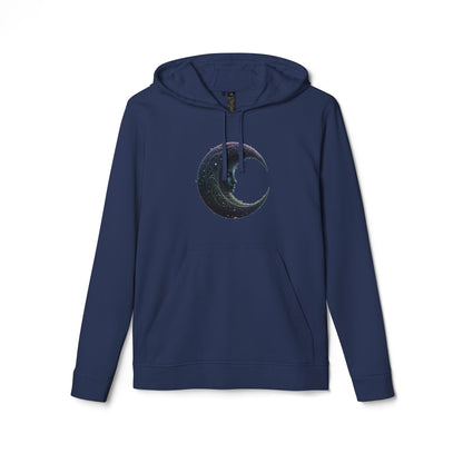 ''Jenna Kats Arted On An Adidas Hoodie #2 The Moon'' adidas® Unisex Fleece Hoodie