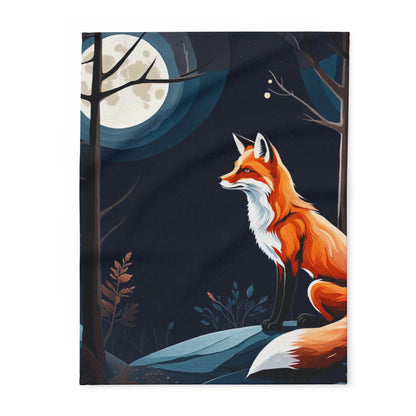 ''Foxy Moon" Arctic Fleece Blanket