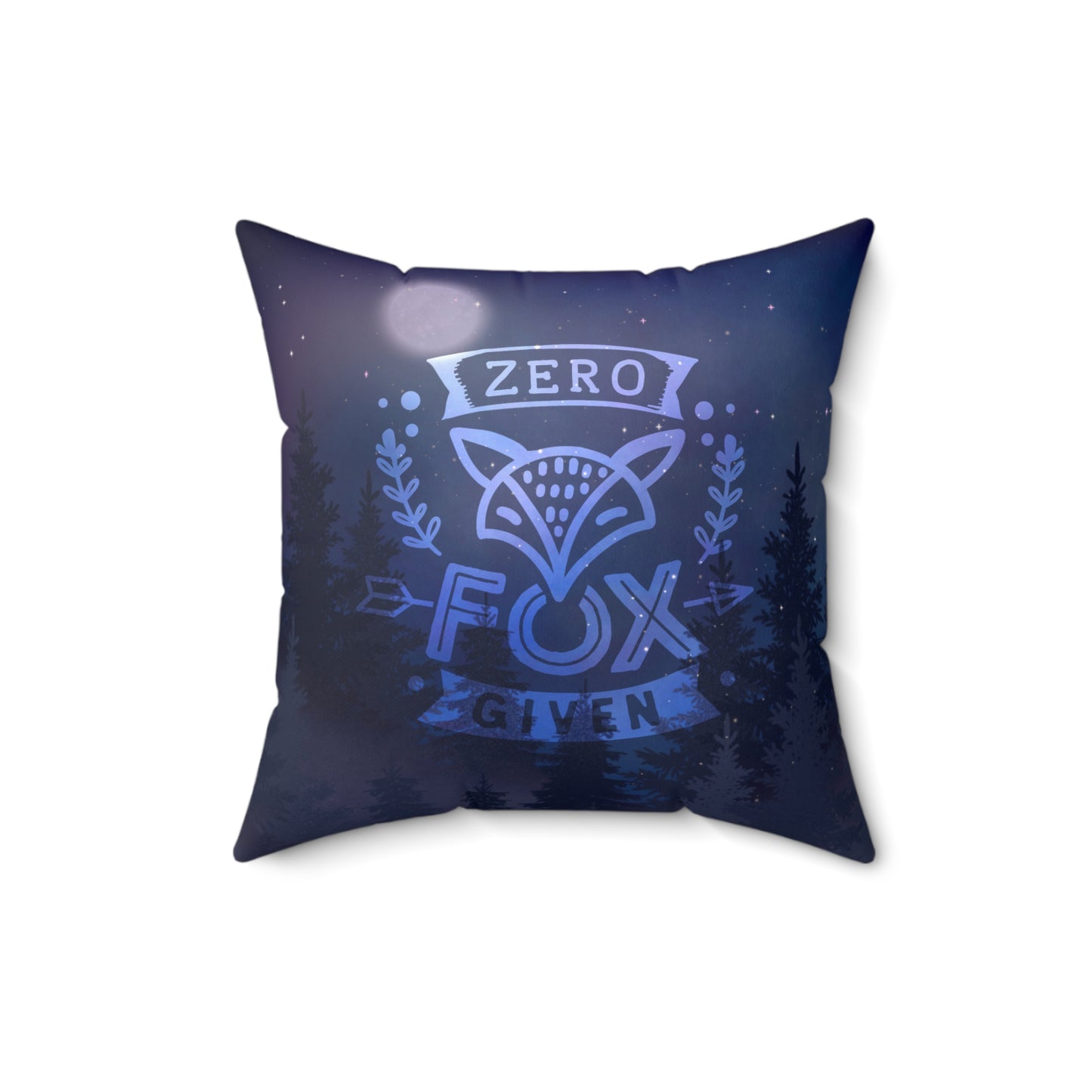 "Zero Given" Spun Polyester Square Pillow