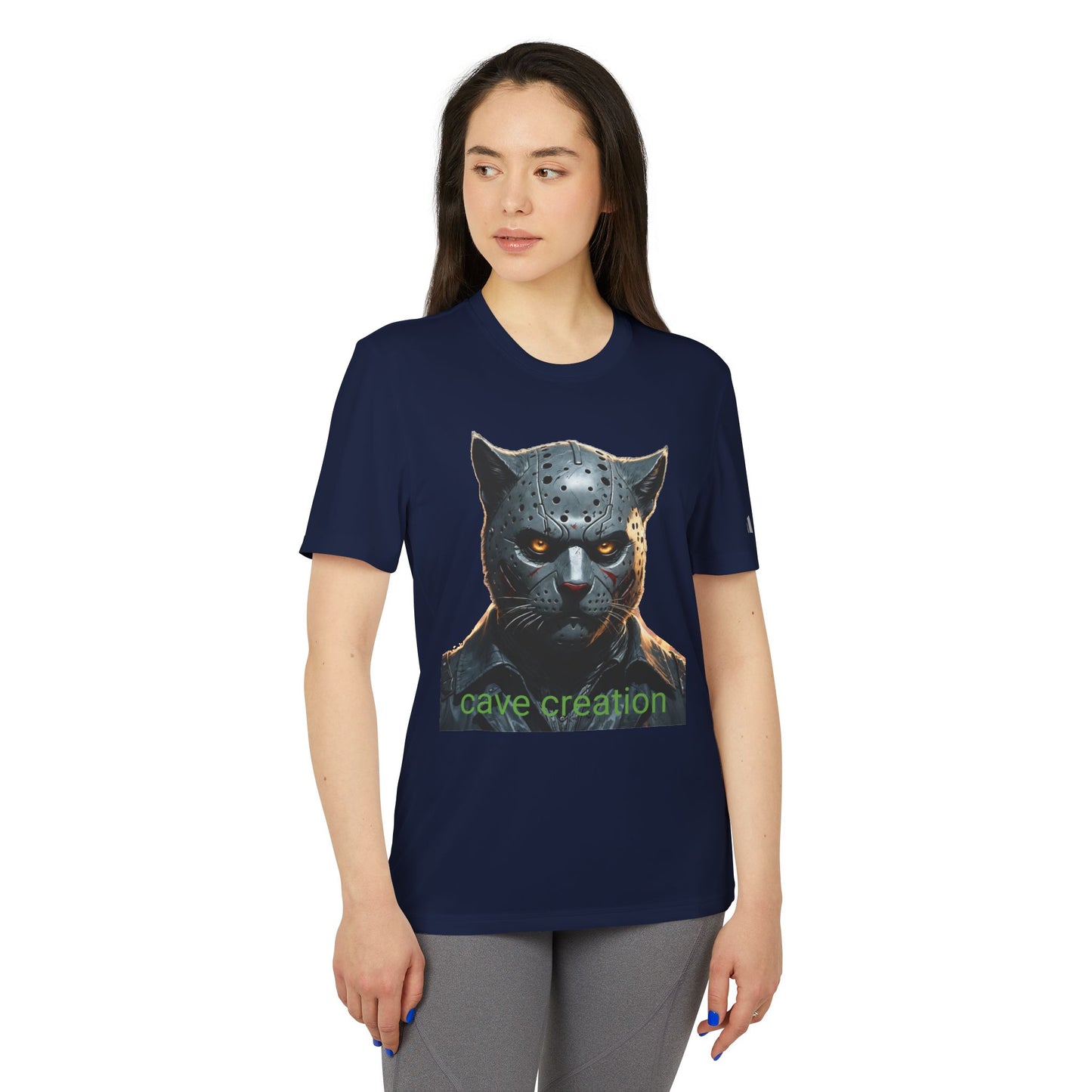 "Jenna Kats' Arted On A Adidas Shirt #3 The Kitty"adidas® Unisex Sport T-shirt