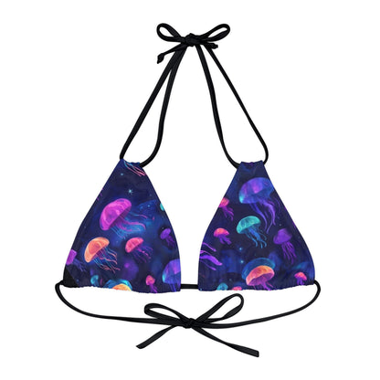 "Galactic Jellyfish" Strapy Bikini Top