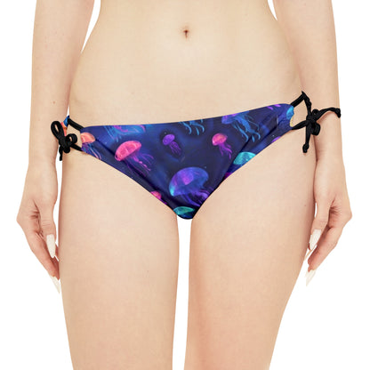 "Galactic Jellyfish" Loop Tie Bikini Bottom