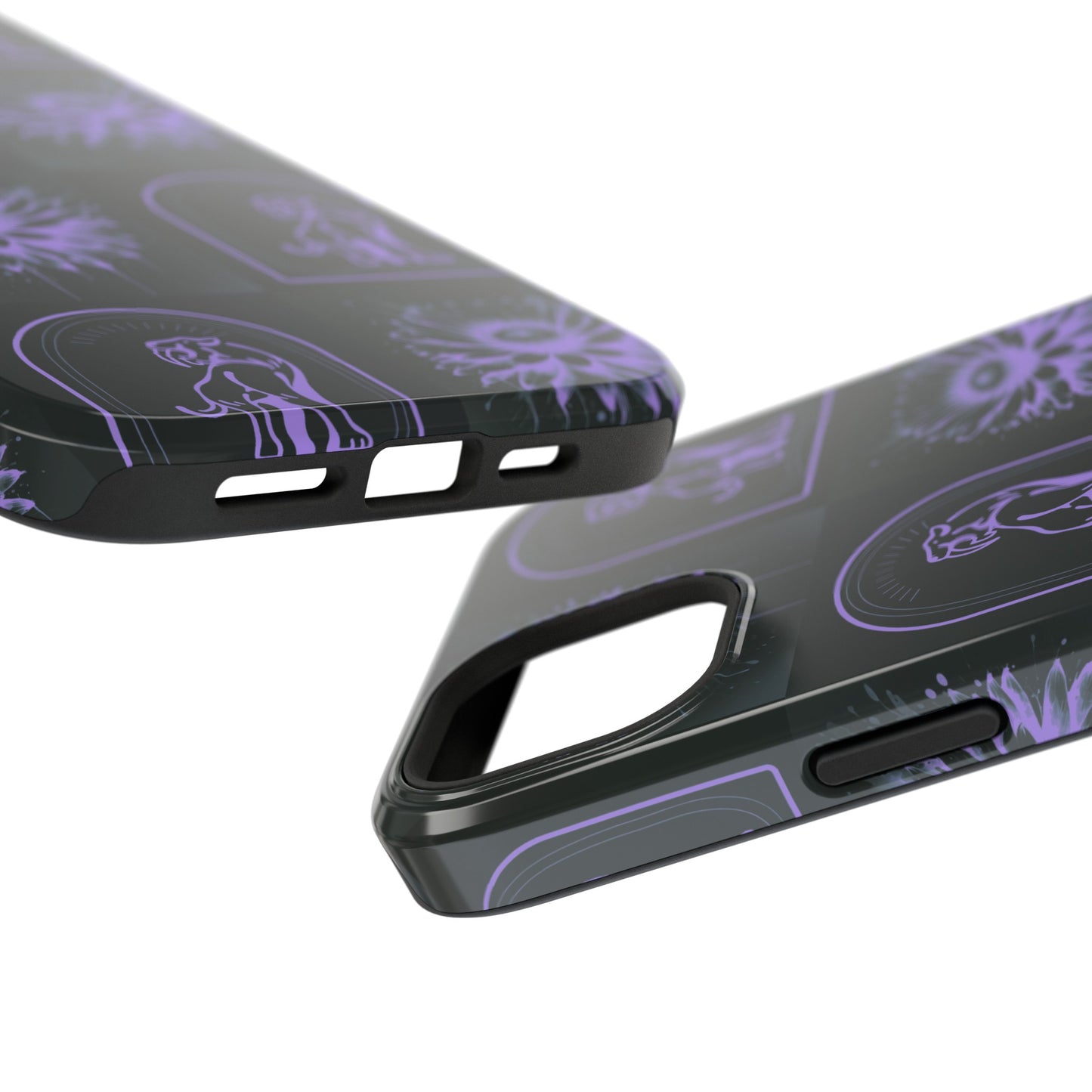 ''Jenna Kats' Purple Daisy" Impact-Resistant Cases