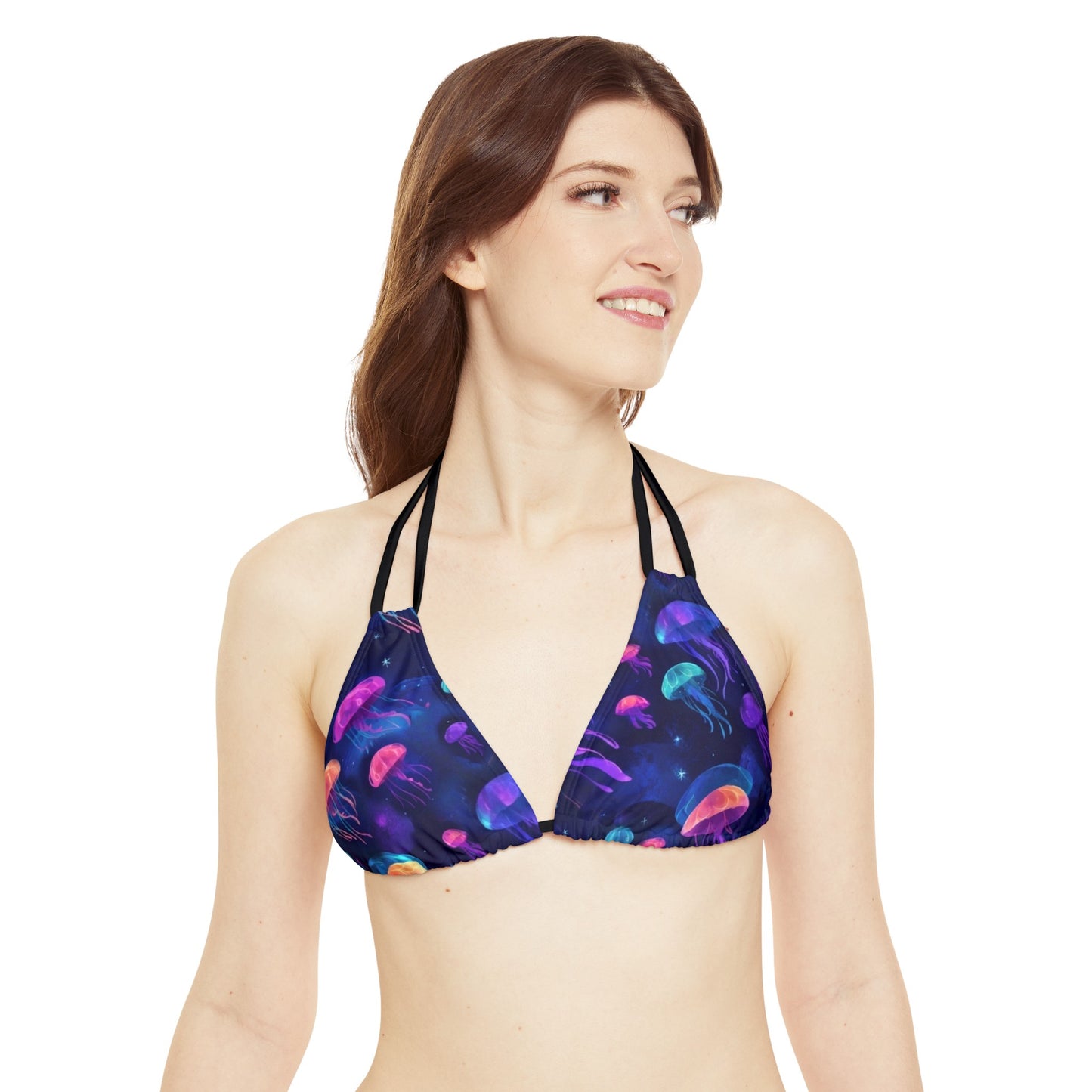 "Galactic Jellyfish" Strapy Bikini Top