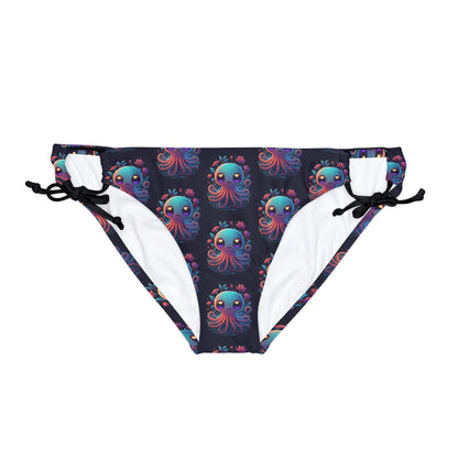 ''Cuddly Octopus" Loop Tie Side Bikini Bottom