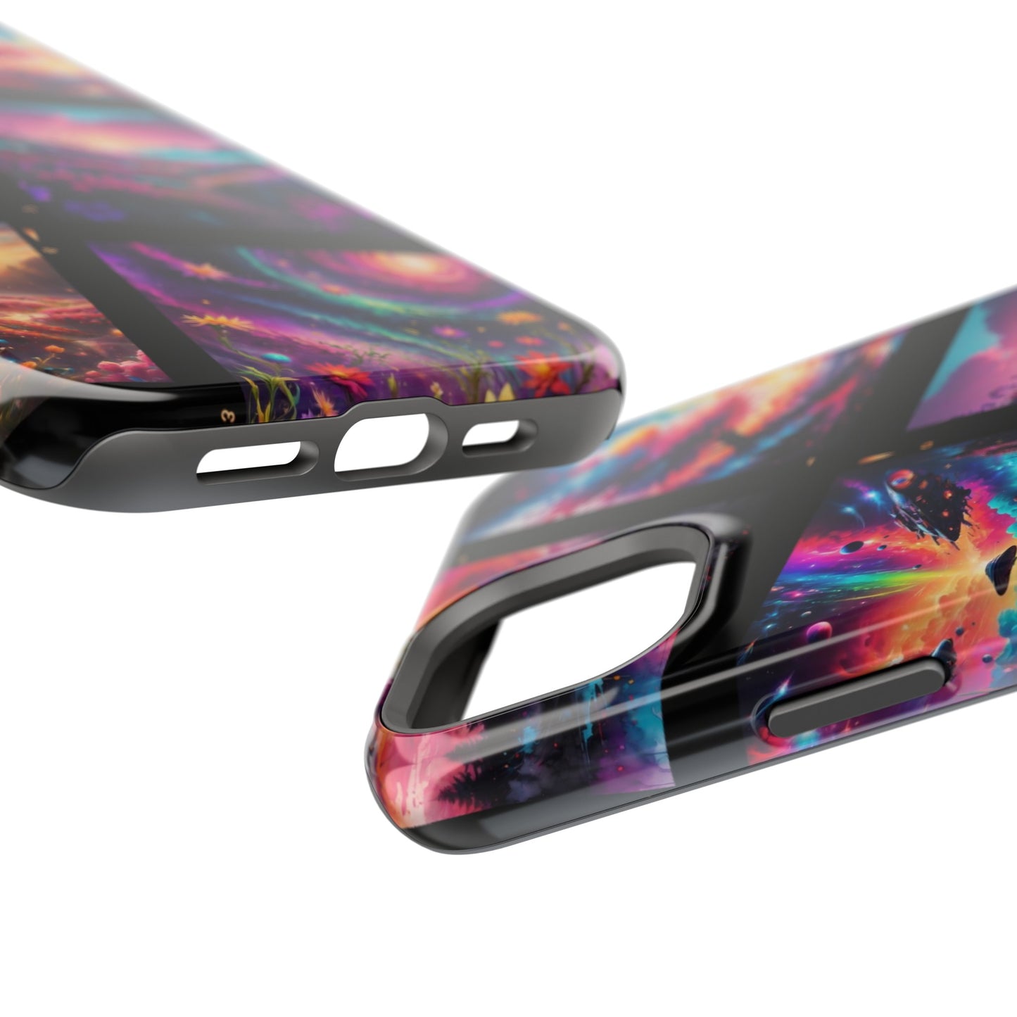 ''Neon Scenes'' Impact-Resistant Cases