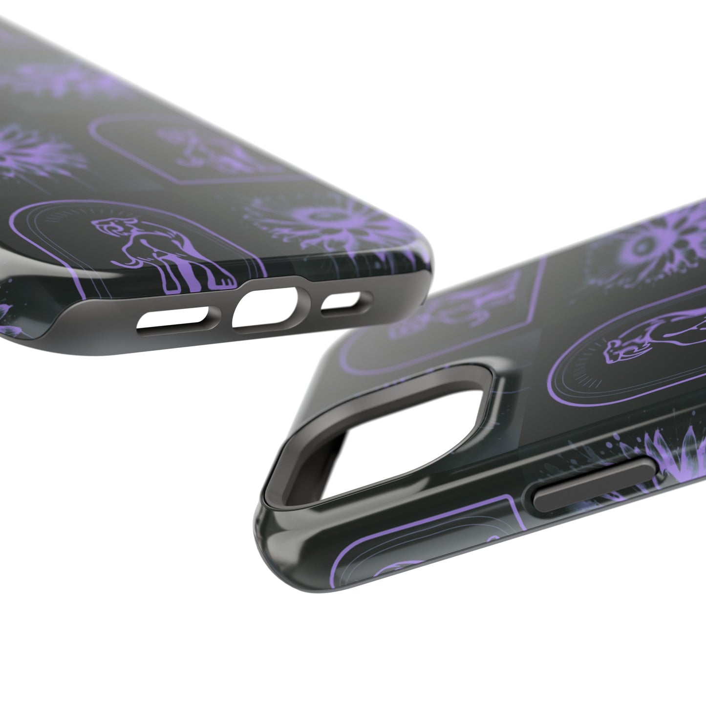 ''Jenna Kats' Purple Daisy" Impact-Resistant Cases