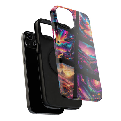 ''Neon Scenes'' Impact-Resistant Cases