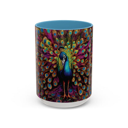 "Peacock"' Accent Coffee Mug (11, 15oz)