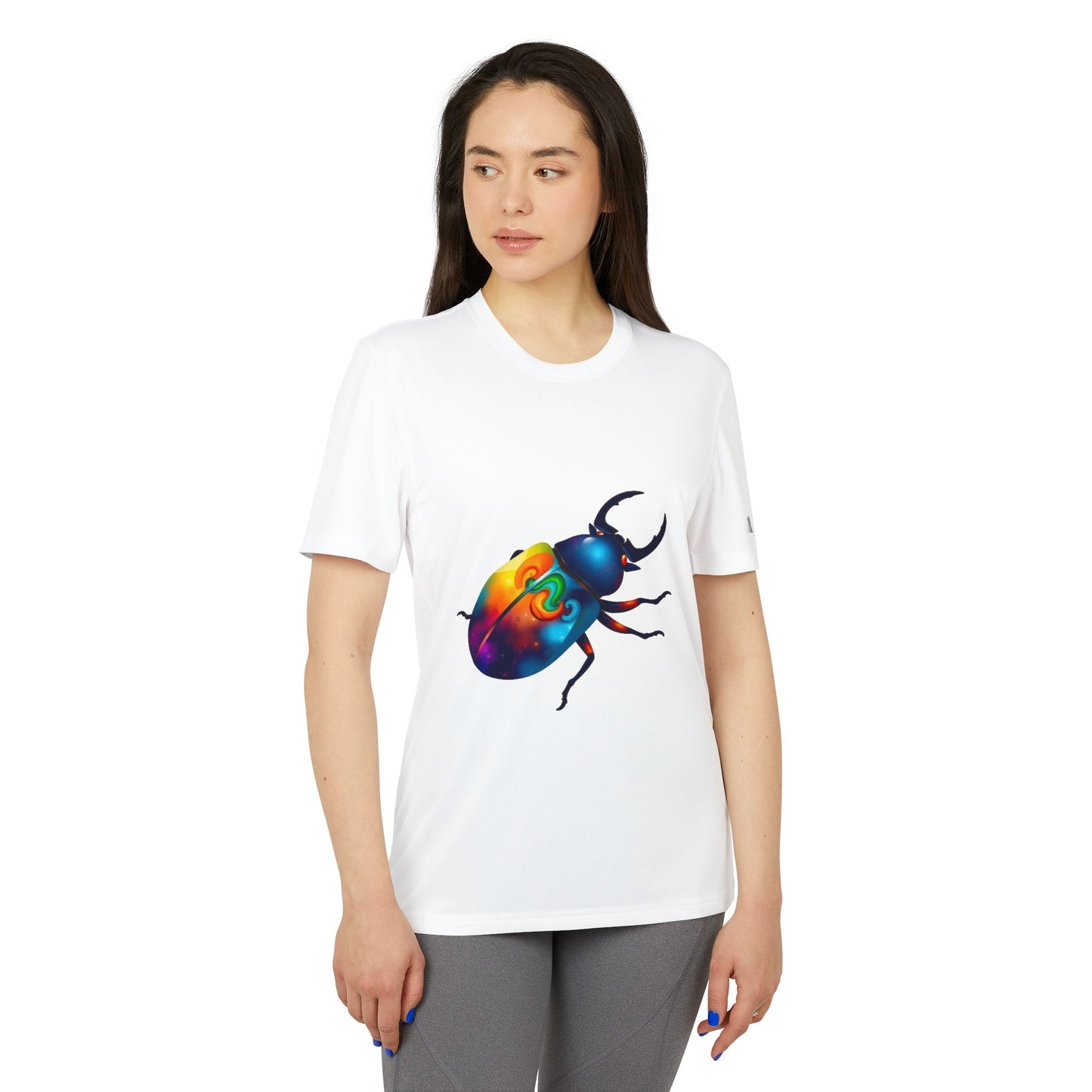 Colorful Beetle Graphic Unisex Sport T-shirt