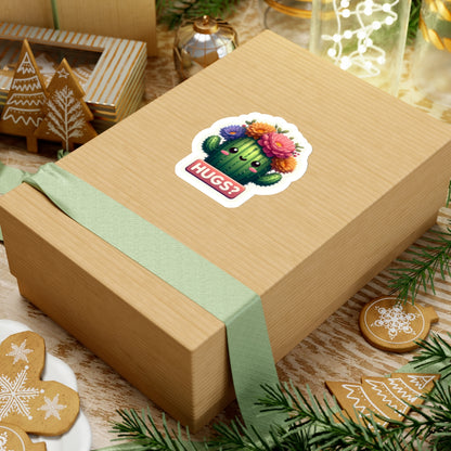 Cactus Hugs Kiss-Cut Stickers