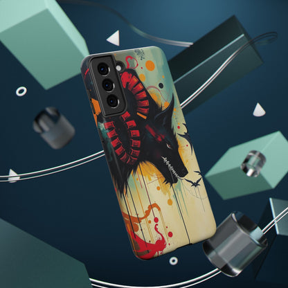 " I Told My Demons About You" Art Print Cell Phone Case, Impact-Resistant Cases