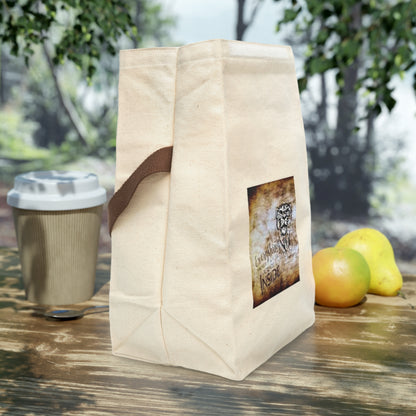 "Cave Kat Motivation, Everything You Need."Canvas Lunch Bag With Strap